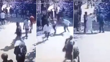 Firing at Arrah Court: Man Shot at Civil Court Gate by Armed Assailants in Bihar, Disturbing Video Surfaces